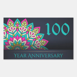 Umschlag Aufkleber zum 100-jährigen Jubiläum