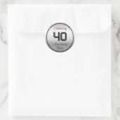 Umschlag Aufkleber zum 40. Jahrestag (Tasche)