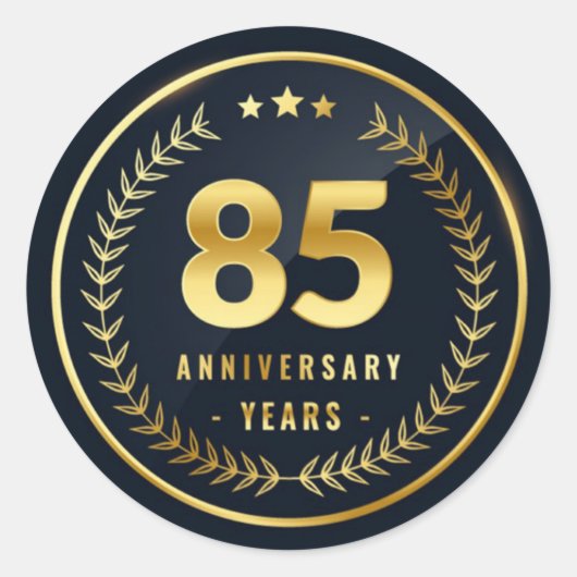 Umschlag Aufkleber zum 85. Jahrestag (Vorderseite)