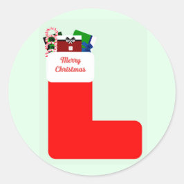 Umschlag Aufkleber zum WeihnachtsStrumpf