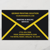 Umschlag Form einzigartig Flyer (Vorne)