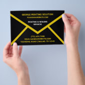 Umschlag Form einzigartig Flyer (Handgriff)