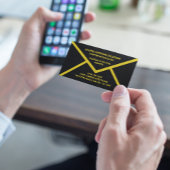 Umschlag Form Einzigartige Visitenkarte