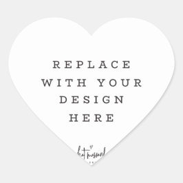 Umschlag für DRUCKBESTELLUNG Gastgeschenk Herzstüc Herz-Aufkleber