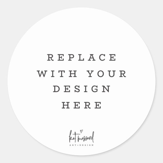 Umschlag für DRUCKBESTELLUNG Gastgeschenk Kreis Si Runder Aufkleber (Vorderseite)