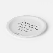 Umschlag für DRUCKBESTELLUNG Gastgeschenk Siegel Pappteller (Schrägansicht)