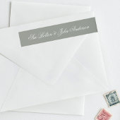 Umschlag für grüne Rücksendeadresse im klassischen