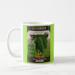 Umschlag für Gurkensamen Kaffeetasse