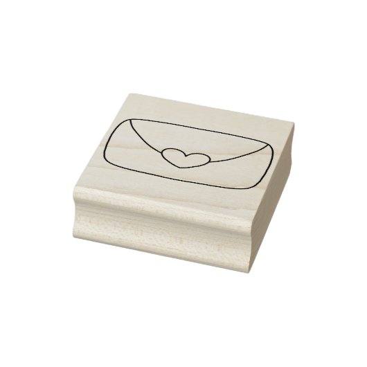 Umschlag mit Heart Sticker Gummistempel (Stempel)