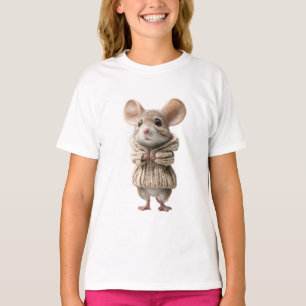 Umschlag Schal Maus Kinder T-Shirt