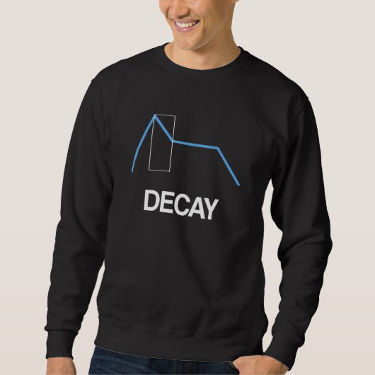 Umschlag Synthesizer Techno Sweatshirt (Vorderseite)