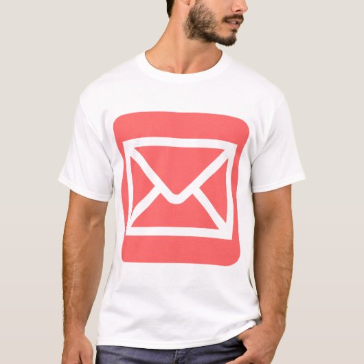 Umschlag - tropisches Rosa T-Shirt (Vorderseite)
