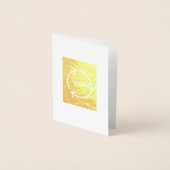 Umschlag Typ Premium Kraft Foil Card Folienkarte (Vorderseite)