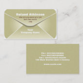 Umschlag-Visitenkarte Visitenkarte (Vorne/Hinten)