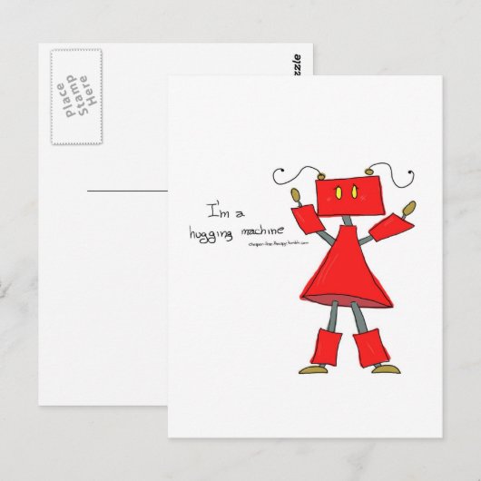 Umschlagmaschine Postkarte (Vorne/Hinten)