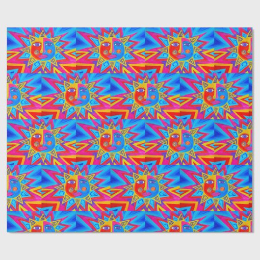 Umschlagpapier - 2002 SUN Geschenkpapier (Flach)