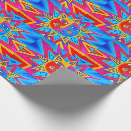 Umschlagpapier - 2002 SUN Geschenkpapier (Ecke)