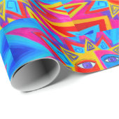 Umschlagpapier - 2002 SUN Geschenkpapier (Rolleneckpunkt)