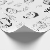 Umschlagpapier, 30 in x 72 Zoll Geschenkpapier (Ecke)