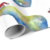 Umschlagpapier, 30 x 2,5 m Bär Santa Geschenkpapier (Rolleneckpunkt)