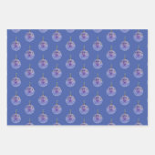 Umschlagpapier - antiker Baumschmuck Geschenkpapier Set (Vorderseite 2)