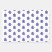 Umschlagpapier - antiker Baumschmuck Geschenkpapier Set (Vorderseite)