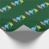 Umschlagpapier - Blue(Tweet) RFPMDesign ©️ 2024 Geschenkpapier (Ecke)