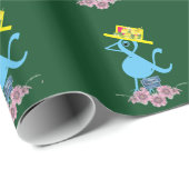 Umschlagpapier - Blue(Tweet) RFPMDesign ©️ 2024 Geschenkpapier (Rolleneckpunkt)