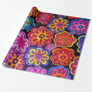Umschlagpapier - Blume 01 Geschenkpapier