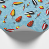 Umschlagpapier - Bobs und Muscheln Geschenkpapier (Ecke)