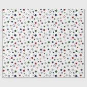 Umschlagpapier der roten grünen Marine mit grauen  Geschenkpapier (Flach)