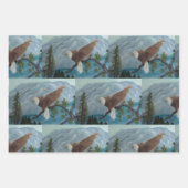 Umschlagpapier Flachblatt Set 3/Bald-Adler-Set Geschenkpapier Set (Vorderseite 2)