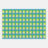 Umschlagpapier - Flachblatt-Set 3 Grünbuch Geschenkpapier Set (Vorderseite 2)