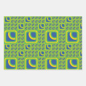 Umschlagpapier - Flachblatt-Set 3 Grünbuch Geschenkpapier Set (Vorderseite)