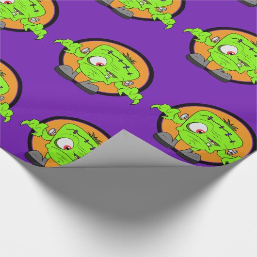 Umschlagpapier - Frank-On-Lila Geschenkpapier (Ecke)