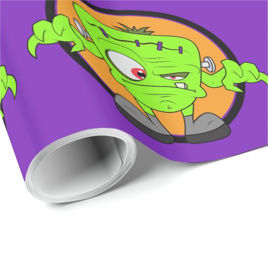 Umschlagpapier - Frank-On-Lila Geschenkpapier (Rolleneckpunkt)