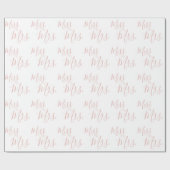 Umschlagpapier - Frau Rose Gold verpassen Geschenkpapier (Flach)