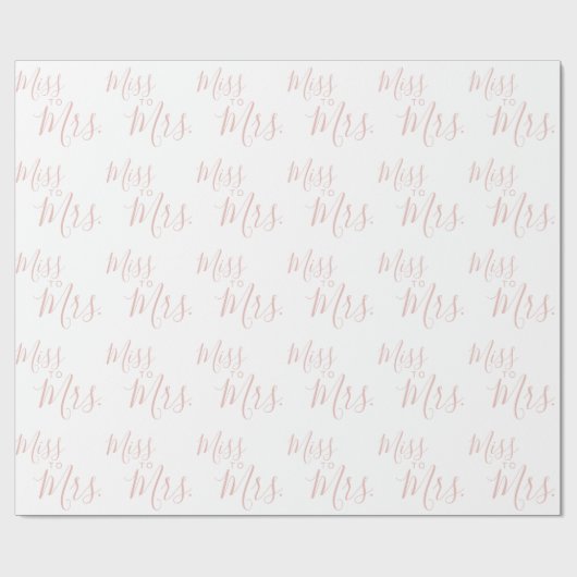 Umschlagpapier - Frau Rose Gold verpassen Geschenkpapier (Flach)