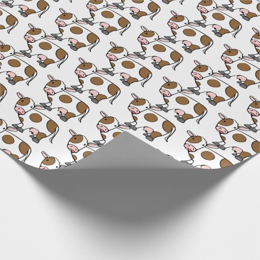 Umschlagpapier — Funny Cow Geschenkpapier (Ecke)