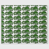 Umschlagpapier - Funny Turtle Geschenkpapier (Flach)
