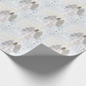 Umschlagpapier für Angel und Sterne Geschenkpapier (Ecke)