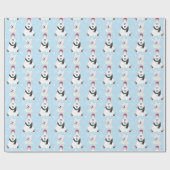 Umschlagpapier für arktische Tiere Geschenkpapier (Flach)