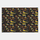 Umschlagpapier für Bauausrüstung Geschenkpapier Set (Vorderseite)