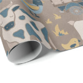 Umschlagpapier für Bauernhof Geschenkpapier (Rolleneckpunkt)