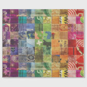 Umschlagpapier für Dekodierung oder Collage von Mö Geschenkpapier (Flach)