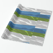 Umschlagpapier für die Flagge Sierra Leones Geschenkpapier (Ungerollt)