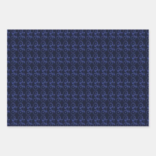 Umschlagpapier für Fahrräder Geschenkpapier Set (Vorderseite)