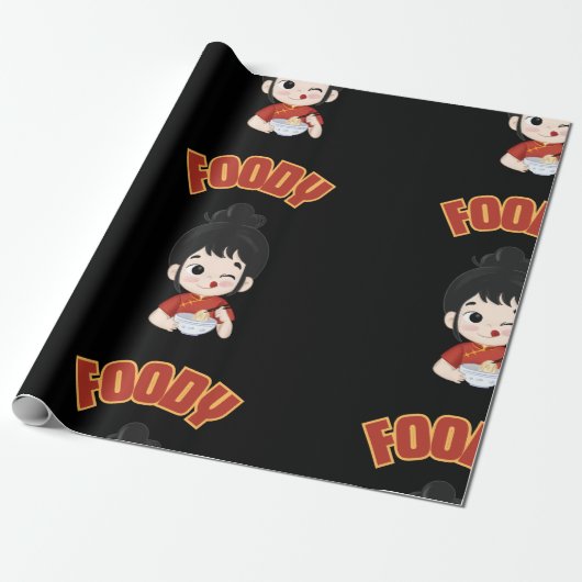 Umschlagpapier für Feinschmecker Geschenkpapier (Ungerollt)