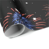 Umschlagpapier für Feuerwerkskörper und Stars Geschenkpapier (Rolleneckpunkt)