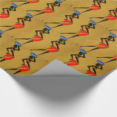 Umschlagpapier für Frauen in Afrika Geschenkpapier (Ecke)